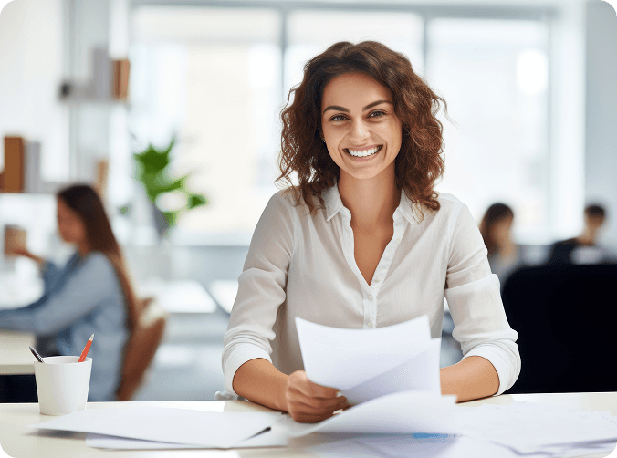 Specjalistka medyczna korzystająca z OrdoSalus